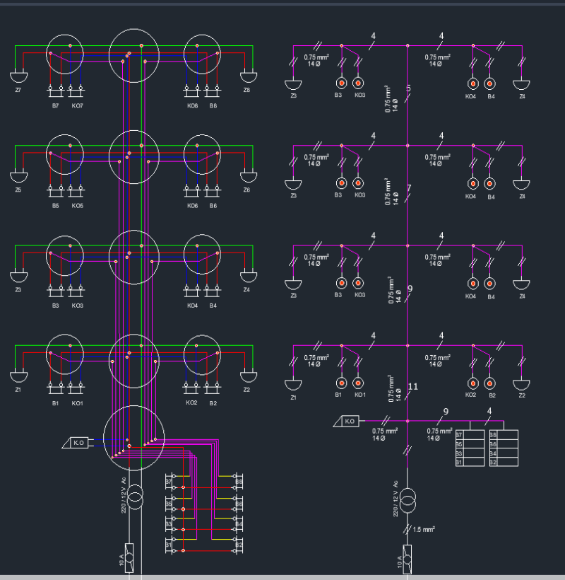 4 kat 8 daireli bir apartmanın kapı otomatiği zil tesisatı.png